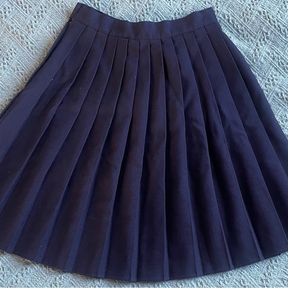 60s/70s Union Made pleated school girl skirt
